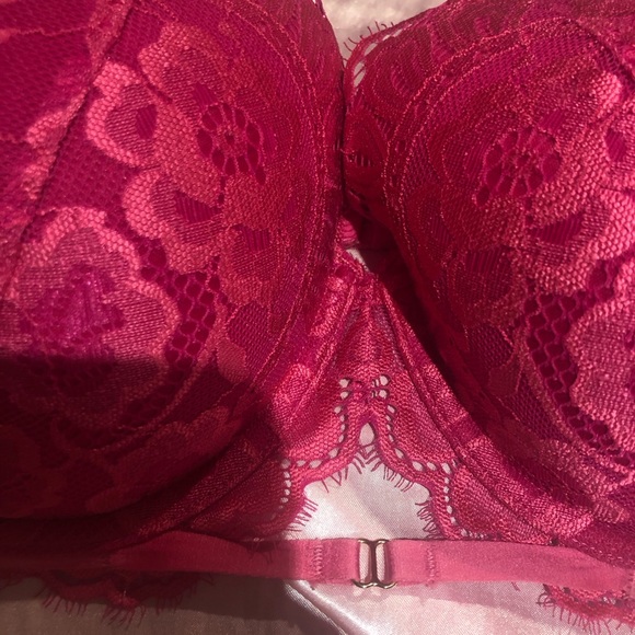 LASENZA PINK LACE BRA - Picture 3 of 4
